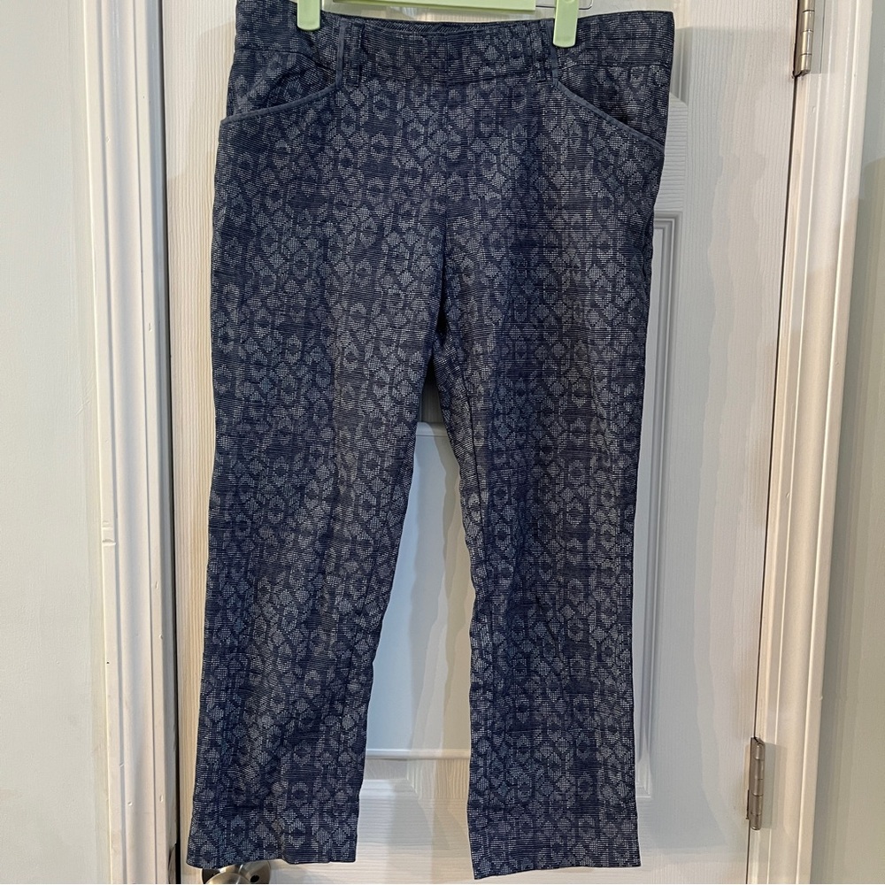 Cartonnier Blue Patterned Trousers